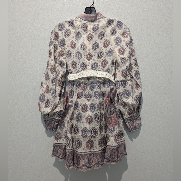 Zimmermann Vitali Button Up Mini Dress - Picture 3 of 11